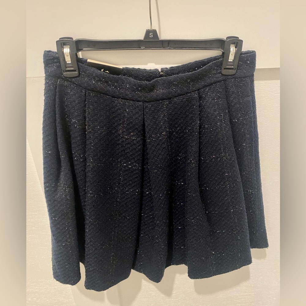 Banana Republic Black pleated Full Skirt Size 4